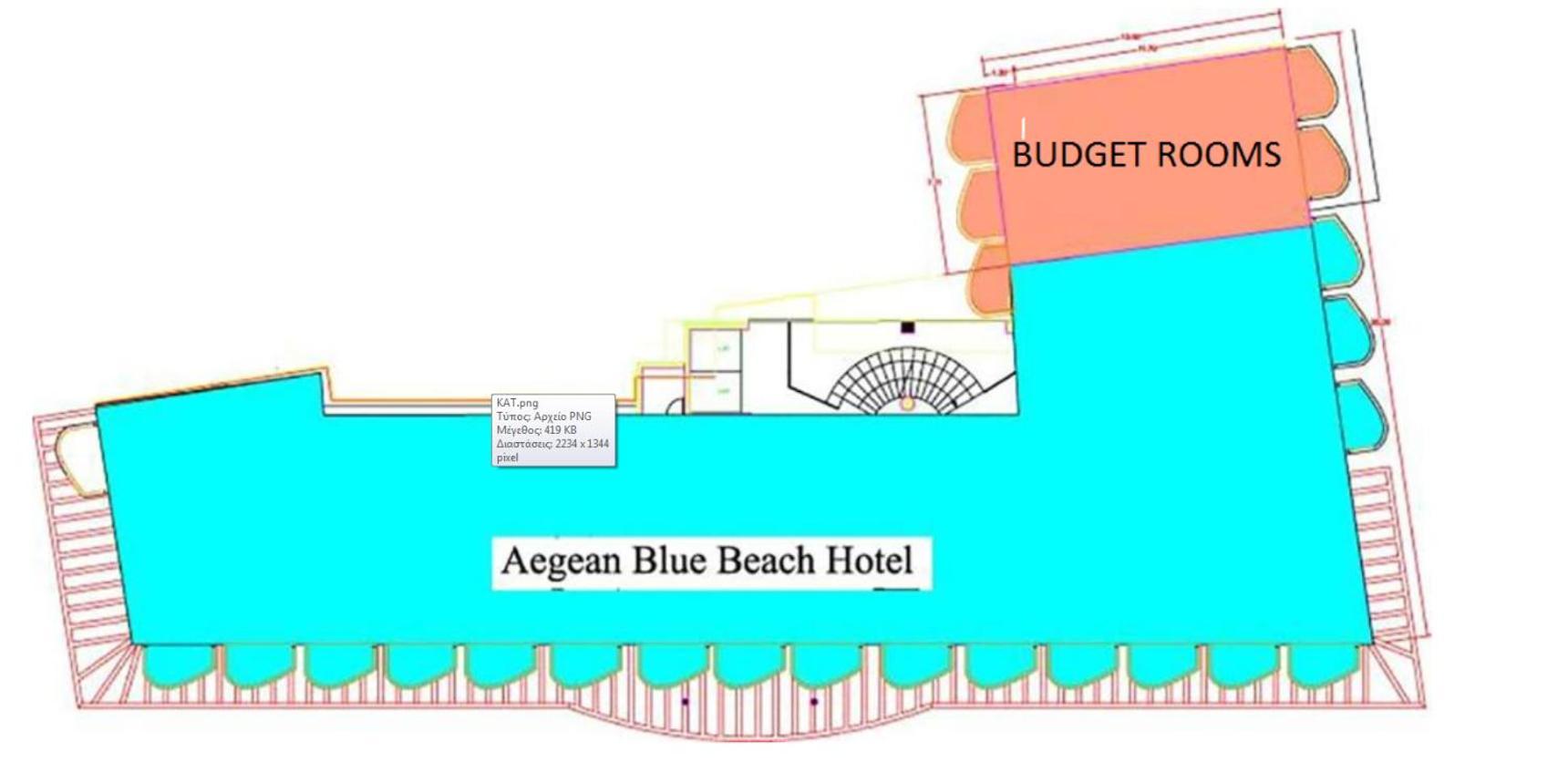 Aegean Blue Beach Hotel Nea Kallikrateia ภายนอก รูปภาพ